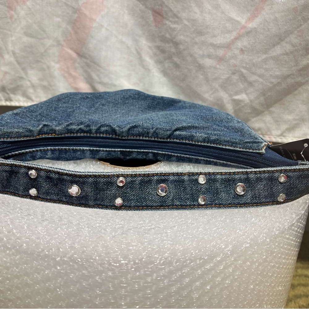 Denim Blue Studded Belt Bag - Picture 7 of 9